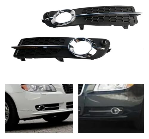 Cache calandre avant Volvo S80 protection feu antibrouillard gauche droit - 2