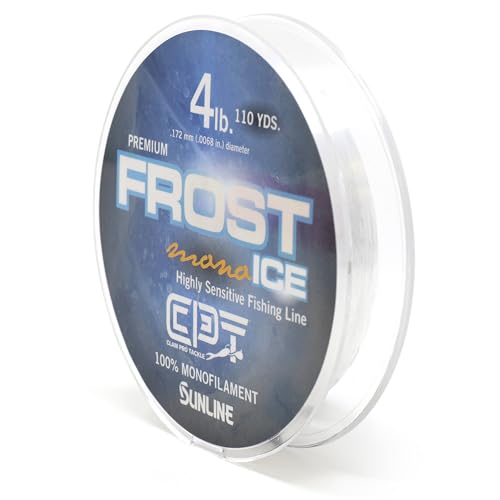 CLAM Pro Tackle 10990 CPT Frost Line Monofiliment - 6lb - Clear - 110 Yard