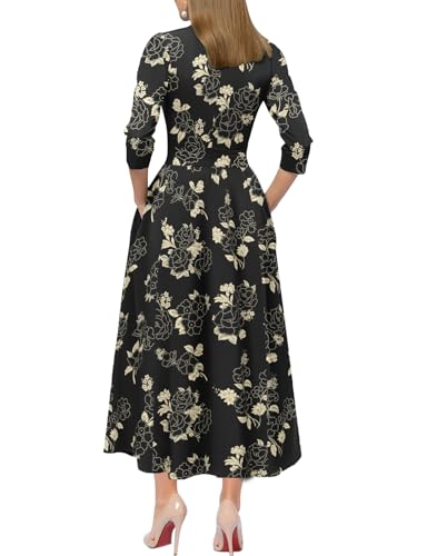 Image of Simple Flavor Women's Vintage Dress Sleeveless O-Neck Party Cocktail Dress