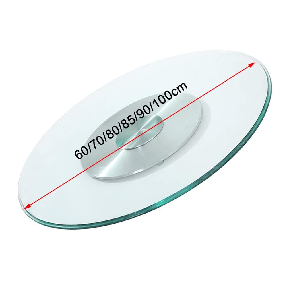 23"31" Glass Lazy Susan Turntable Dining Table Centerpiece Large Serving Plate E 6 thumbnail image