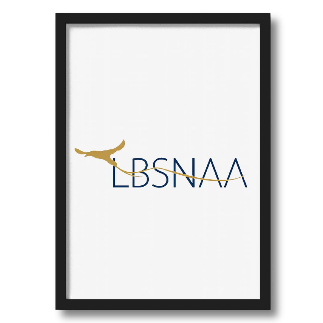 ArtAction LBSNAA Wall Frame Poster | Motivational UPSC IAS Academy Art for Study Room, Office | A4 Size | Framed LBSNAA Mussoorie Poster | Inspirational Civil Services Decor Gift for Aspirants