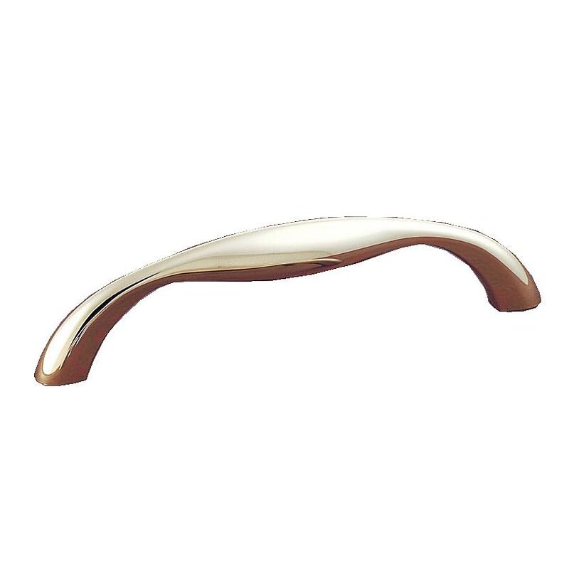 ESTAMP Melas LA Handle 128 mm - Furniture Handle Width 148 mm - Elegant Bow Handle - Drawer Handle Die-Cast Zinc Stainless Steel Effect