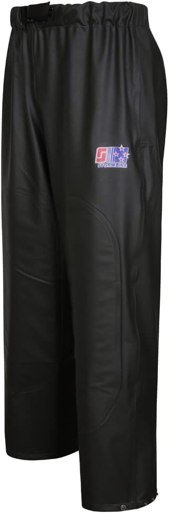 Stormline Stormtex-Air 755G Overtrousers 2-Layer 320gsm PVC, Built-in Belt, Waterproof Farming Rain Gear - Green