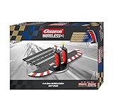 Das Wireless Set von Carrera enthält eine Anschlussschiene mit Doppelladestation und einen kabellosen Handregler für die Carrera Bahn - für spannende Rennaction
