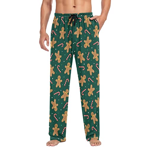 Men's Christmas Pajama Pants Super Soft Sleep Lounge Pants Pjs Bottoms with Pockets