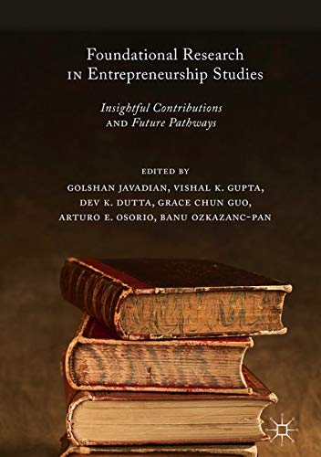 Buy Foundational Research in Entrepreneurship Studies — BookShops.in