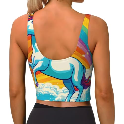 Women's Sexy Sports Bra U-Shaped Back Crop Tops Sportswear for Fitness3