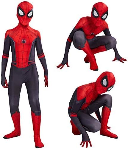 Kids Superhero Halloween Costume Compatible Superhero Costume Suits Kids Party Cosplay 3D Style Best Gifts（kids-XL-9/10T)
