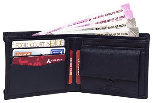 Image of WildHorn customised Gifts for Men | Personalized Leather Wallet for Mens -Name /Logo Printed on Wallet I Customizing Gifting Ideas for Men Boy Love Husband Employees Clients