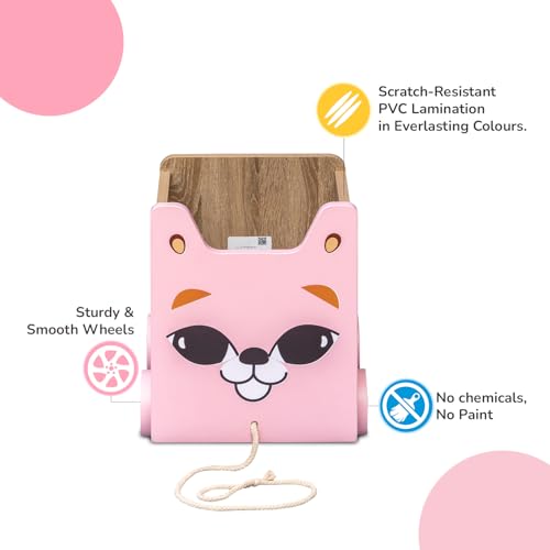 Image of Alex Daisy Toy Storage Box /Cart (Pink)