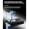 AOOSTAR EG02 External GPU Docking Station, Dual Thunderbolt 5 + OCuLink(PCIe4.0x4), Support ATX/SFX Power Supply, Supports Mainstream NVIDIA and AMD Graphics Cards