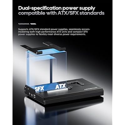 AOOSTAR EG02 External GPU Docking Station, Dual Thunderbolt 5 + OCuLink(PCIe4.0x4), Support ATX/SFX Power Supply, Supports Mainstream NVIDIA and AMD Graphics Cards