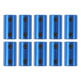 PLAFOPE Lot de 10 Accouplements Rigides en Aluminium 8X8Mm Longueur 25Mm Connecteurs d'Arb...