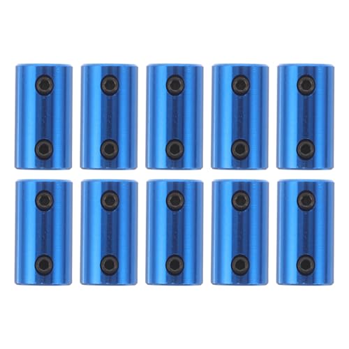 PLAFOPE - PLAFOPE Lot de 10 Accouplements Rigides en Aluminium 8X8Mm Longueur 25Mm Connecteurs d'Arbre à Serrage pour Imprimante 3D Modélisme Robotique et Voiture Miniature
