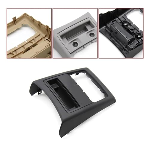 Rejilla de ventilación trasera para BMW Serie 3 E90 E91 marco exterior negro 5