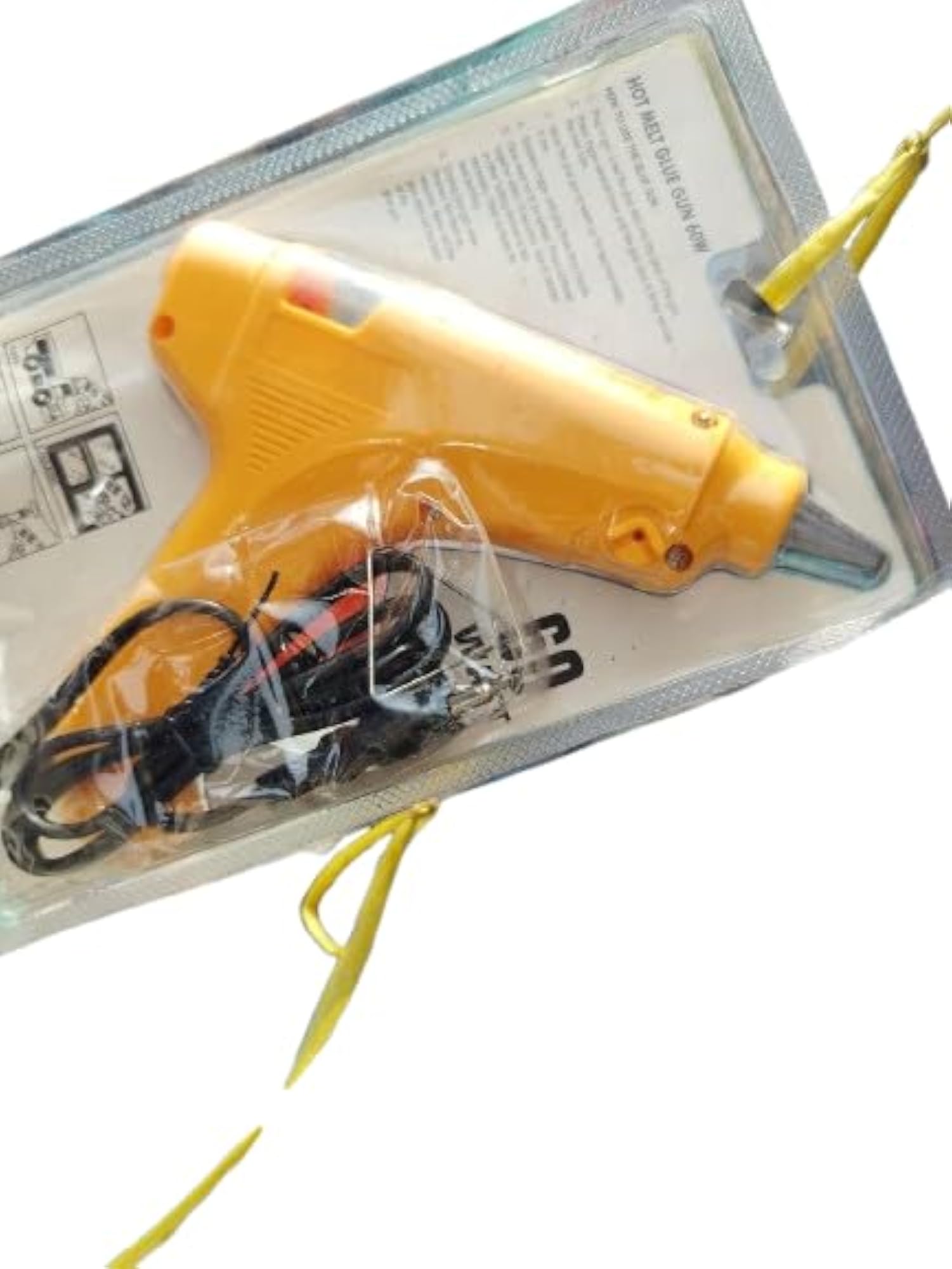 60W High-Temp Hot Glue Gun with Trigger Feed & Safety Switch