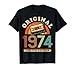 52.Geburtstag Original Männer Frauen Vintage Jahrgang 1974 T-Shirt
