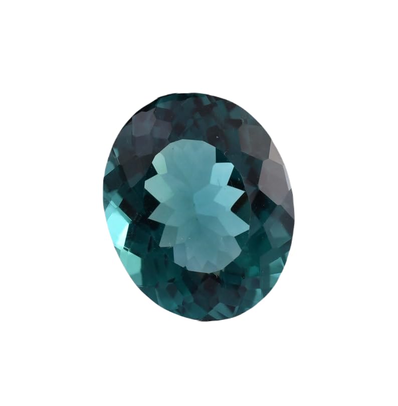 Grandidiérite naturelle facettée 19x16mm pour remplacer une gemme