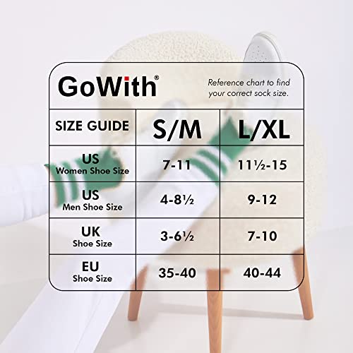 GoWith 3/4 Pairs Cotton Socks for Women & Men, Moisture-Wicking Quarter Cushioned Striped Socks, Athletic and Casual Wear3