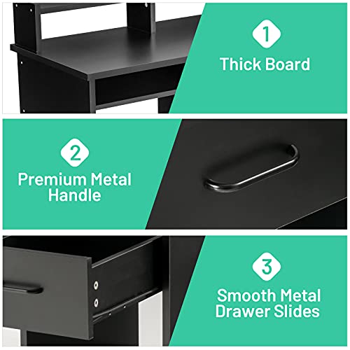 Giantex Computer Desk, Black #TOP4