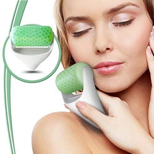 Ice Roller for Face & Eye by Charmlily - Prevent Wrinkles, Puffiness, Migraine, Redness and Pain Relief - Relaxing Anti Aging Massage, Facial Massager Treatment (Ice Roller)
