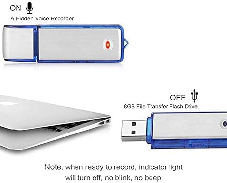 WALLVIEW TECH 360 High Definition HD USB Voice Recorder, Clear Audio Recording Pen Drive 8 GB Memory inbuilt for Home,Office,Meetings (USB 8 GB Voice Recorder) 2