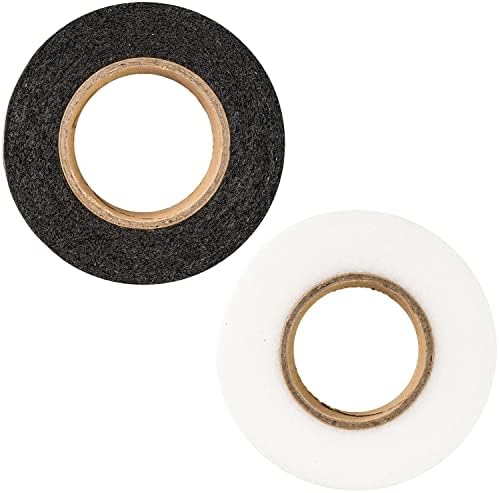Taśma do naprasowywania, 25 metrów, szerokość 20 mm, w kolorze białym, taśma do prasowania z poliamidu, włóknina do napraw i łatania materiału, zasłon, firanek, spodni, dżinsów, ubrań