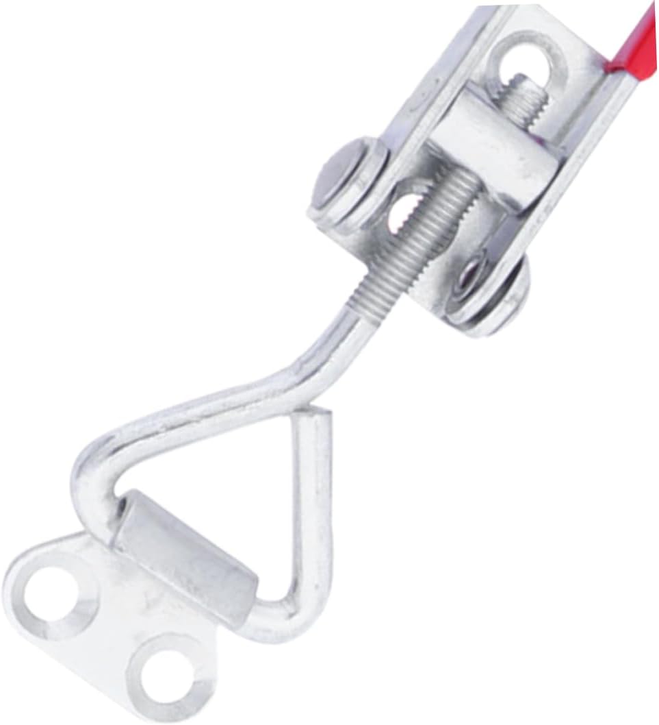 6pcs Heavy Duty Hinge Clamp Latch Load Capacity Quick Release Toggle Clamp for Crate Barn Door Iron Gate