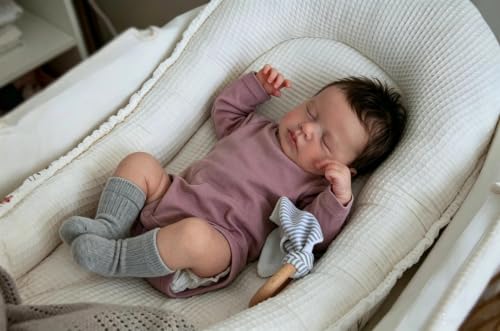 Muñeco Bebé Reborn Niño Realista Full Body 50 cm miniatura 5