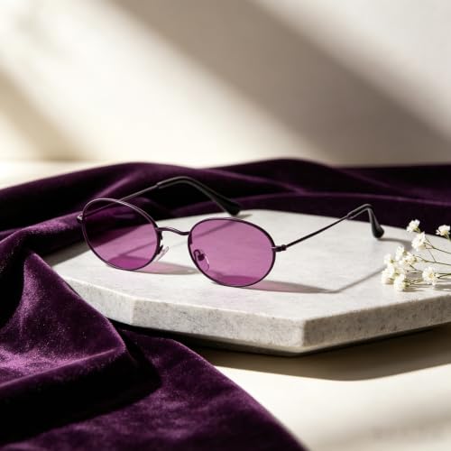 Image of GIFIORE Rimless Rectangle Sunglasses Retro 90s Frameless Sun Glasses Vintage Tint Lens Shades
