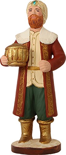 Arterra - Santons de Provence - Roi Mage Gaspard - Collection 12 cm