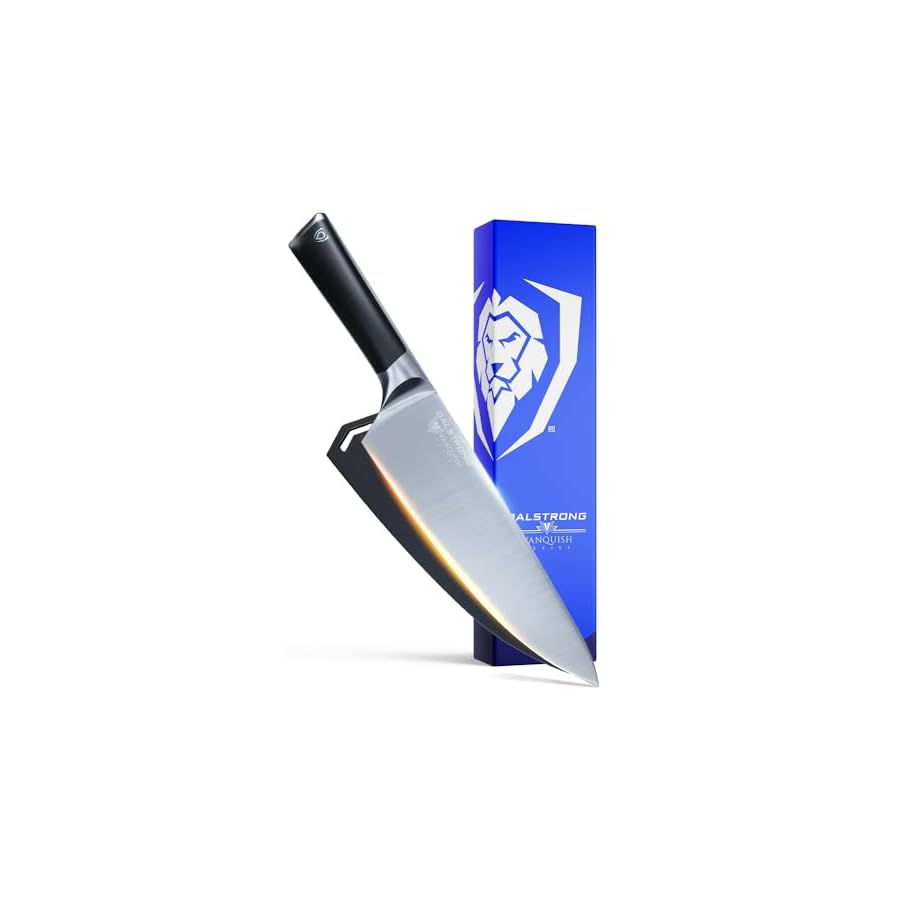 Dalstrong Chef Knife - 8 inch - Vanquish Series - Forged High Carbon German Steel - POM Handle - Professional Kitchen Knife Gift- Razor Sharp Chef's Knife - NSF Certified