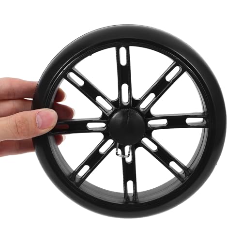 Ruedas para carritos de compras en pack de 2 unidades de plástico PU resistente gris 8