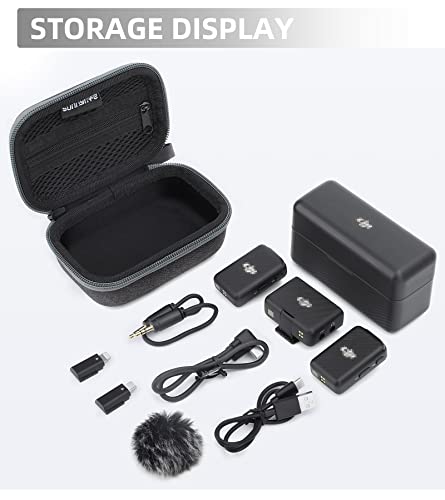Anbee Portable Hard Shell Carrying Case Large Capacity Storage Bag Box Compatible With Dji Mic And Accessories #TOP1