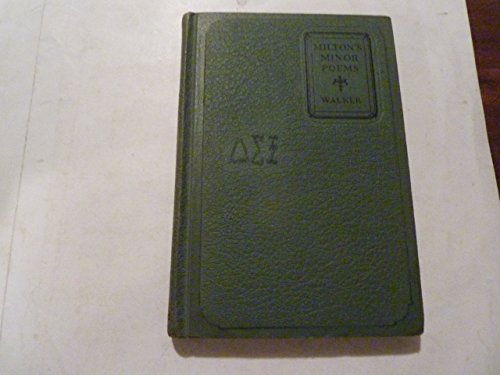 Milton's Select Minor Poems B000YCWHBE Book Cover