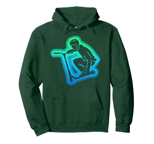 Stunt Scooter Roller Tretroller Kinder Jungen Pullover Hoodie