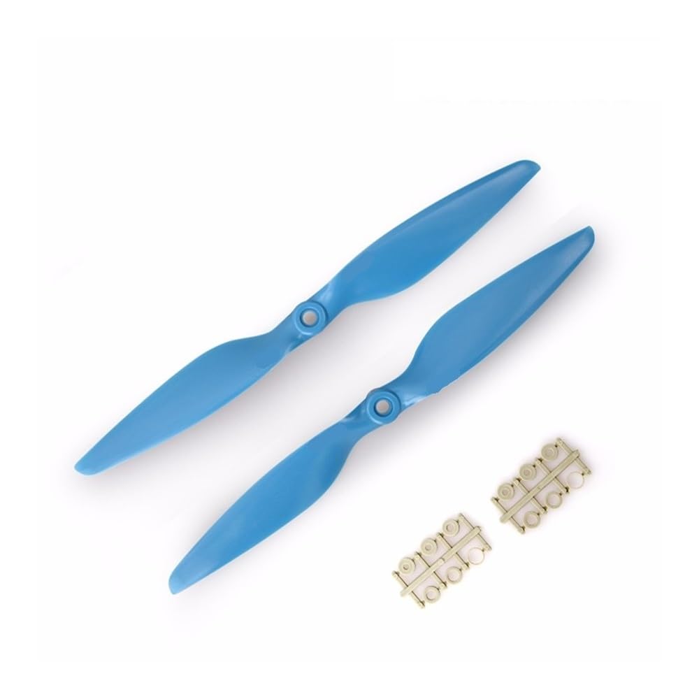 Apto for avión RC Multirotor FPV Multirotor 5 Pares Apto for hélice MR CW CCW 8045 9045 1045 1145 Hélice de Nailon de Fibra de Vidrio(1045 Black)
