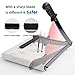 Guillotine Paper Cutter, 12 Inch Heavy Duty Guillotine, 12 Sheet Capacity Stack Paper Trimmer with Safety Blade Lock, 12