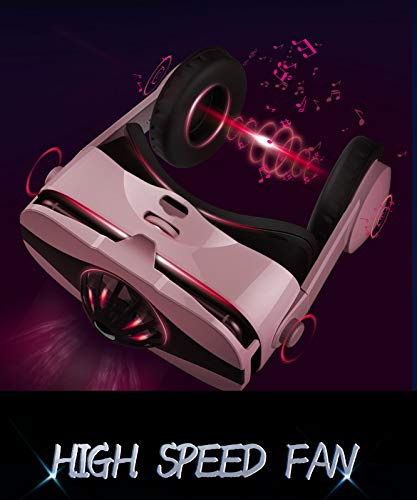 LAHappy Fone de ouvido de realidade virtual, óculos de realidade virtual, com FOV de 112 graus, exce