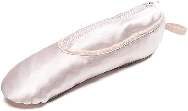 WENDYWU Ballet Shoe Makeup Bag, Portable Shoe Shape Makeup Tools Organizer, Travel Makeup Bag for Women, Make Up Bag Unique for Dancers & Dance Lovers