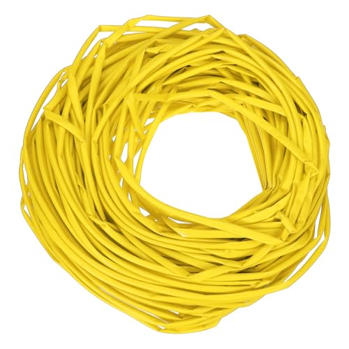 Gaine thermorétractable DMiotech jaune pour organiser et isoler les câbles de la maison