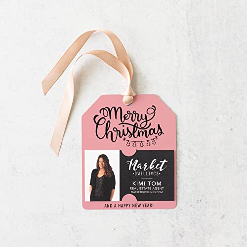 "Merry Christmas And A Happy New Year" Gift Tag | Happy Holidays | Pop By Gift Tag | 41-Gt001 #TOP6