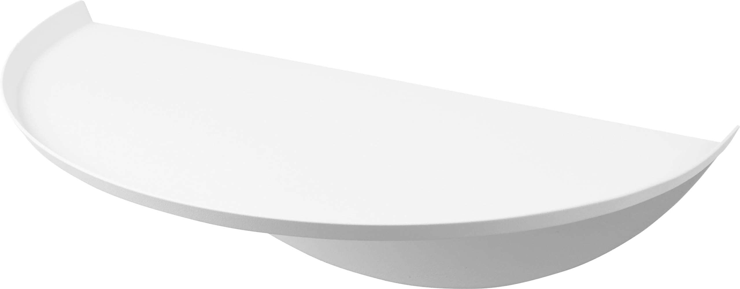 Yamazaki Industries 1937 [Push Pins for Gypsum Board and Wood Screws Included] Wall, Side Table, Compatible with Gypsum Board Walls, White, W 15.7 x D 8.7 x H 4.6 inches (40 x 22 x 11.7 cm), Tower