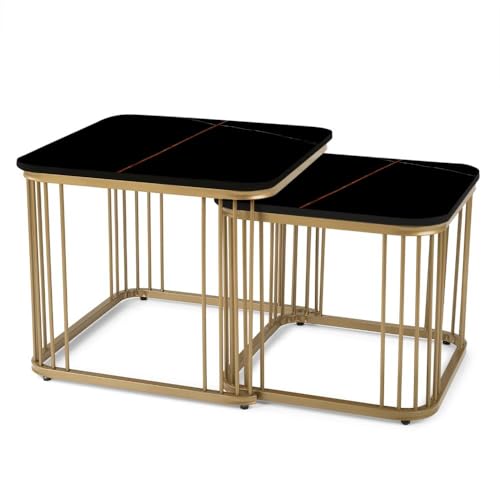 Image of Wakefit Center Table | 1 Yr Warranty | Coffee Table for Living Room Wooden, Tea Table for Living Room Wooden, Sofa Table, Free Installation from Brand, Modern Multi-Functional & Wobble-Free(Flat)