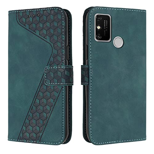 Portafoglio Laterale Chiusura Magnetica Stile Cuoio PU Huawei Honor 9A/Honor Play 9A Caso Con Supporto In Plastica e Porta Carte.