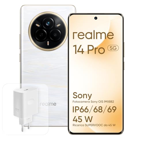 realme 14 Pro 5G Smartphone, 8 + 256GB, Cellulare, Design