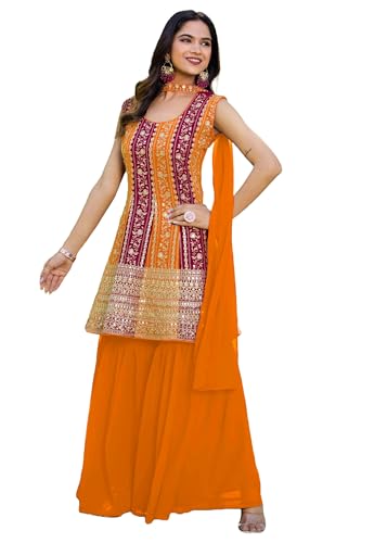 Costume de travail indien en georgette confortable pour femme active