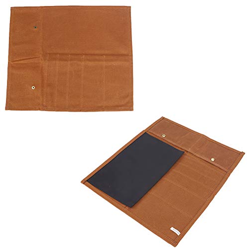 Knife Case, Waxed Canvas Chefs Knife Roll Bag, Portable Travel Tool Roll Bag, Christmas Gift For Culinary Student, Professional Chef For Men Women For Meat Cleaver, Japanese Knife For Working,Camping #TOP4