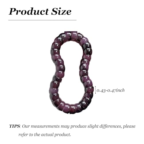 Image of Natural Bodhi Seed Bracelets Anxiety Fidget Bracelets Anxiety Relief Items Protection Healing Stretch Bodhi Fidget Bracelet for Women Men