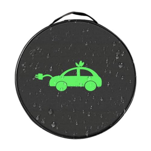 para Cables de Carga EV: Oxford Duradero, Estuche Impermeable, de Gran Capacidad | Perfectamente Ideal para Almacenamiento de Maletero y mangueras de vehículos recreativos.